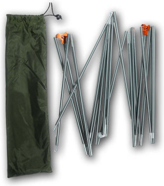 AlpinPro Auralight 2 Χειμερινή Σκηνή Camping Igloo Πράσινη με Διπλό Πανί για 3 Άτομα