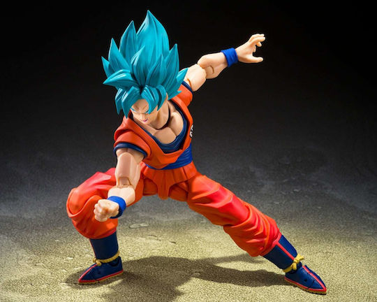 TAMASHII NATIONS Dragon Ball: Son Goku S.h.figuarts Dragon Ball Super: Super Saiyan God Super Saiyan Son Goku (Синя сила, надхвърляща границите) Фигура за действие