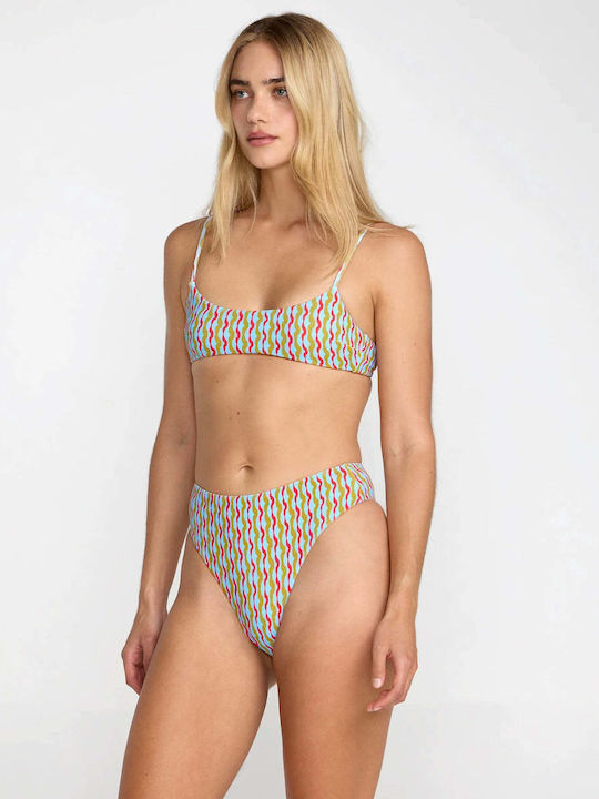 Bikini Bottoms High Waist Blue