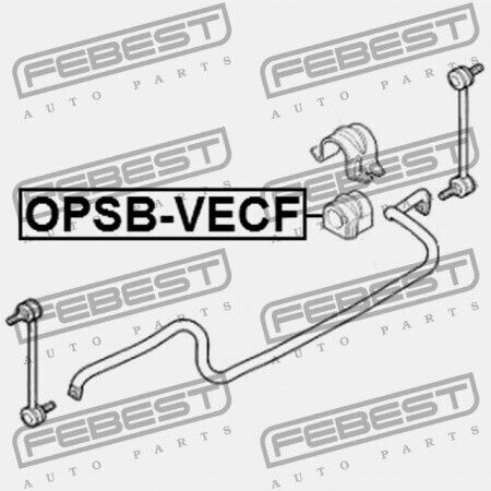 Febest Vorderseite Stabilisatorring Opel Signum 2003-2008 0350145