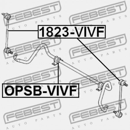 Front Stabilizer Ring Opel Vivaro 2001-2014 4408905