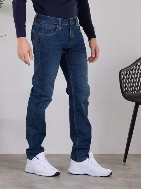 Pantaloni Jeans Pentru Bărbați Albastru Închis