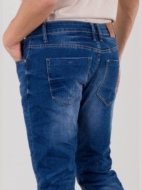 Herren Jeanshosen Slim Fit Blau