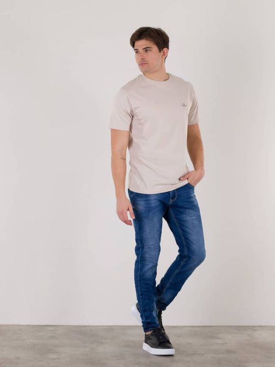 Herren Jeanshosen Slim Fit Blau