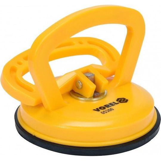 Vorel Μονή Βεντούζα Πλαστική Διαμέτρου 115mm με Ικανότητα Συγκράτησης 40kg