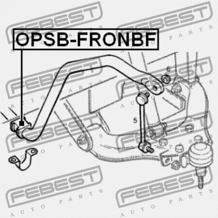 Μπροστινός Δακτύλιος Σταθεροποιητή Opel Frontera B 1998-2004 0350666