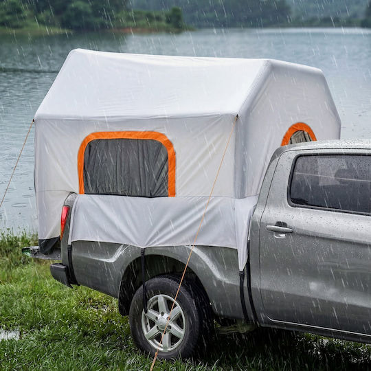 Vevor Camping Tent Tunnel Car Inflatable Storage White 3 Seasons for 3 People 220x165x183cm