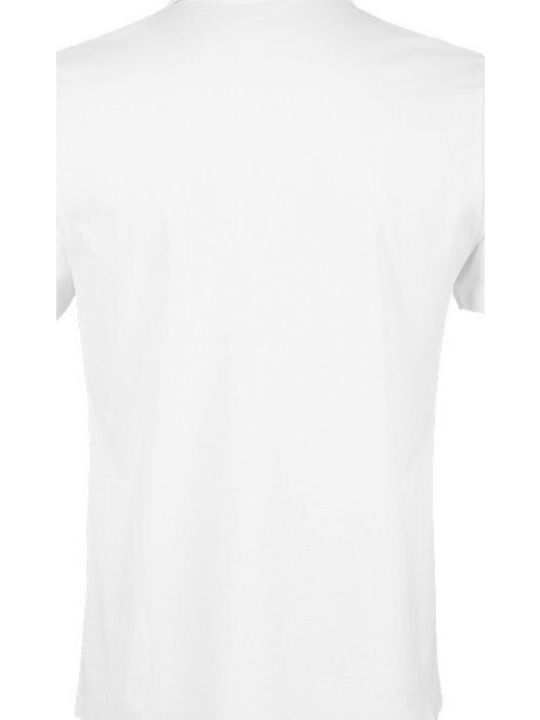 Neoblu Ανδρικό Διαφημιστικό T-shirt Κοντομάνικο σε Λευκό Χρώμα