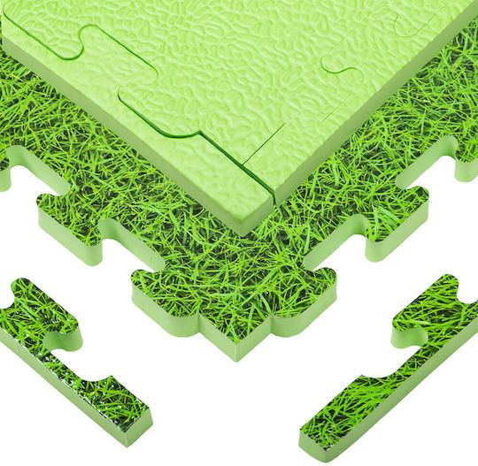 inSPORTline Puzzle Gym Mat Green 100x100x2cm 1pc