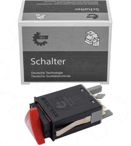 Lichtschalter Für Warnblinkanlage 7-polig Audi A3 8l0941509m