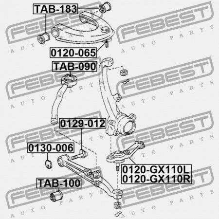 Febest Schraube Für Toyota Crown