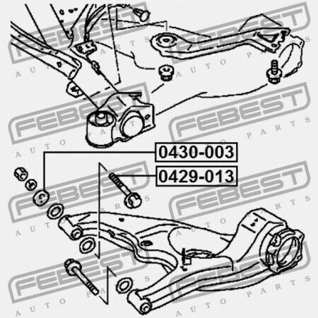 Febest Car Screw for Mitsubishi Grandis
