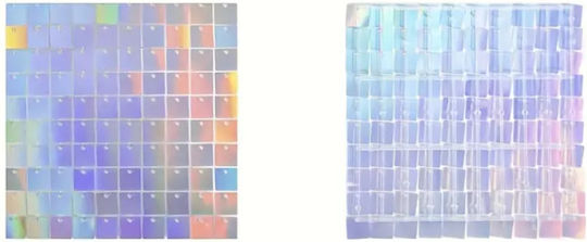 Photo Background Silver Photo Wall 30x30cm Laser Silver
