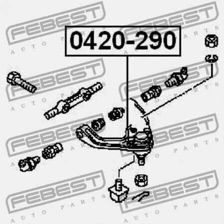 Febest Frontstabilisatorarm Mitsubishi Canter Fa Fb Fe 1980-2015 Mk469290