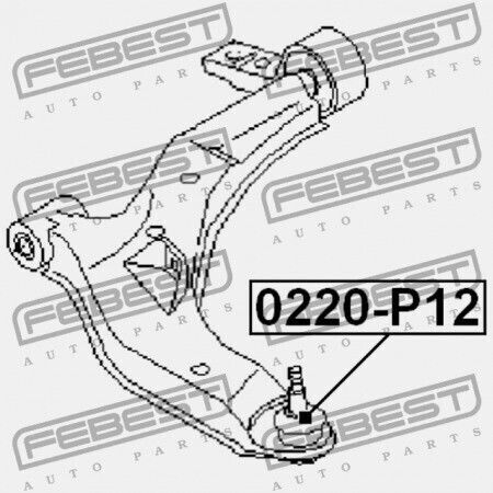 Пиърс Предно Долен Рамо За Контрол NIssa Primera P12e 2002.01-2007.05 El 54500-au010