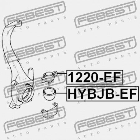Преден Пиърс Артрулации Hyundai Sonata Ef 02 2001-2006 Dom 51760-38000