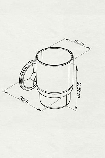 SteweHome Cupa Ei Din Plastic Argintie