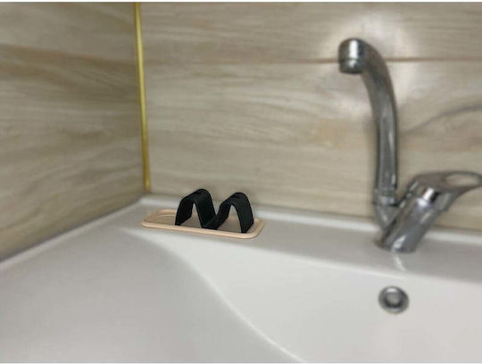 SteweHome Toothbrush Support Base Plastic Black 5210357185878