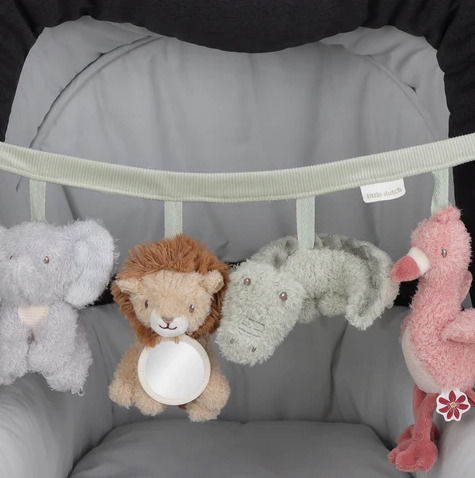 Little Dutch Hanging Stroller and Car Toy Fabric Garland for Newborns