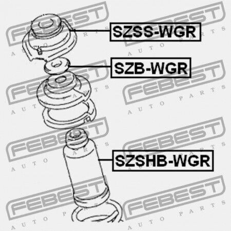 Febest Αμορτισέρ για Suzuki Wagon R+ 2004-2008