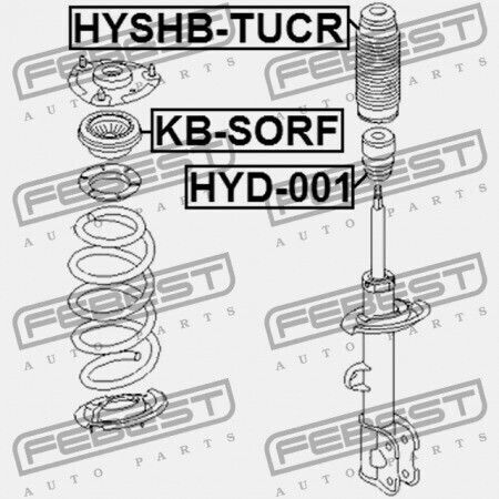 Febest Stoßdämpfer Für Hyundai Santa Fe