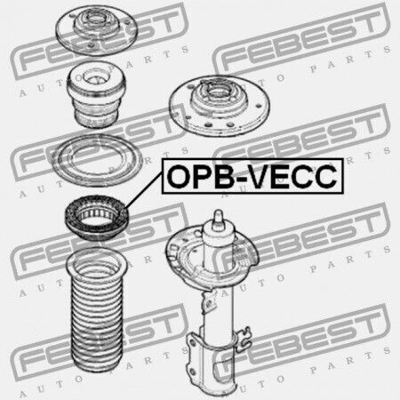 Febest Αμορτισέρ για Opel Astra 2004-2010