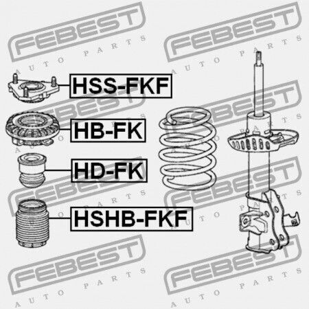 Febest Suporturi Pentru Amortizoare Pentru Honda Civic 2009-2013
