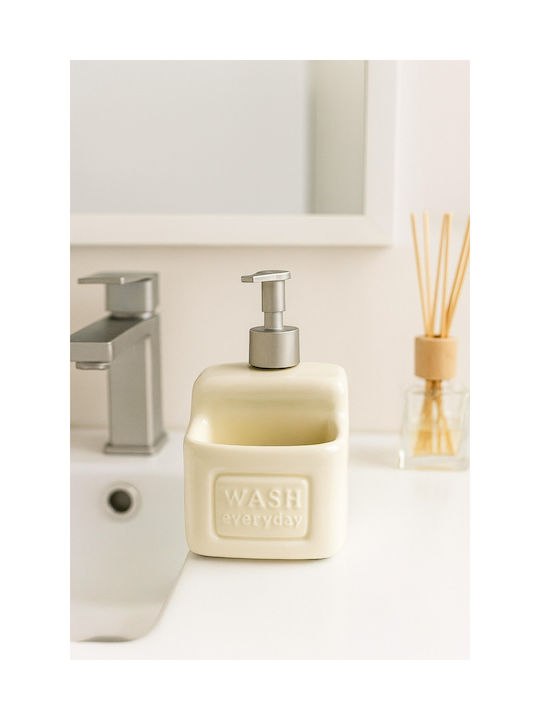 SteweHome Εντοιχιζόμενο Dispenser Κουζίνας Κεραμικό Μπεζ 500ml