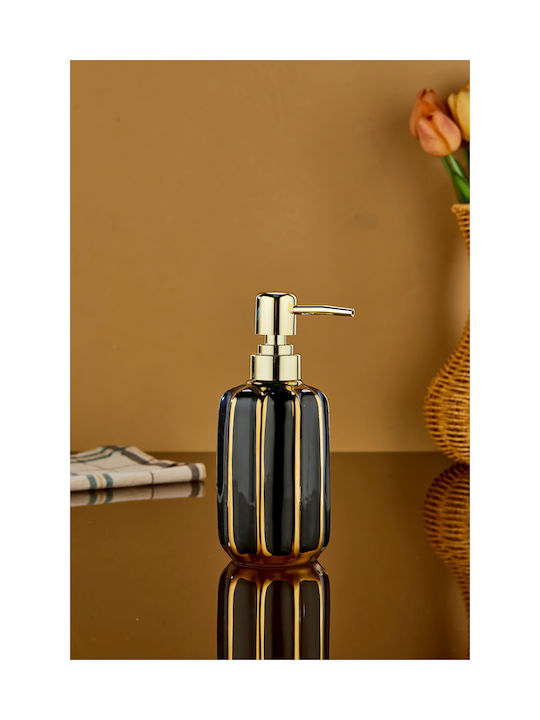 SteweHome Dispenser Κουζίνας από Πορσελάνη Μαύρο 340ml
