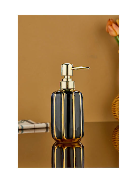 SteweHome Dispenser Κουζίνας από Πορσελάνη Μαύρο 340ml