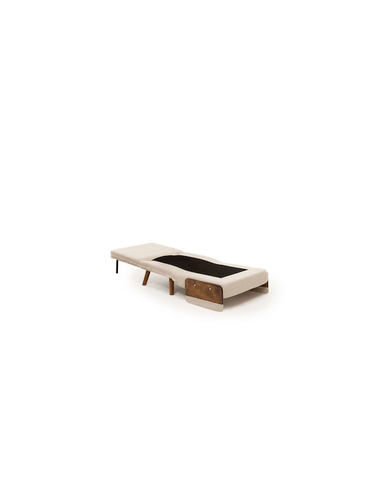 Polyrthrona Bett Beige 77x70x82cm