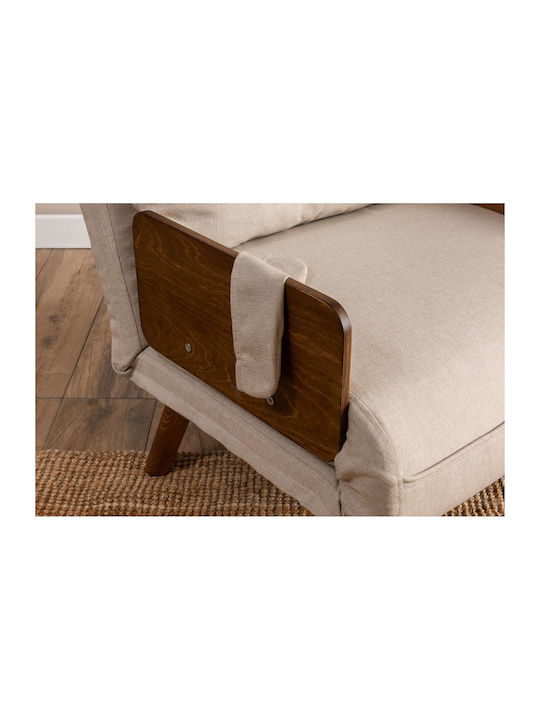 Polyrthrona Bett Beige 77x70x82cm