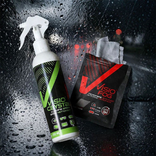Visiocrystal 125ml Visiodry 35ml Visiofog Visiodry Essentials Visor Cleaning Kit