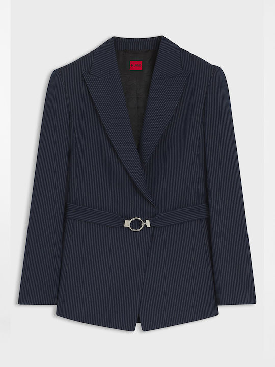 Hugo Women's Blazer Navy Blue