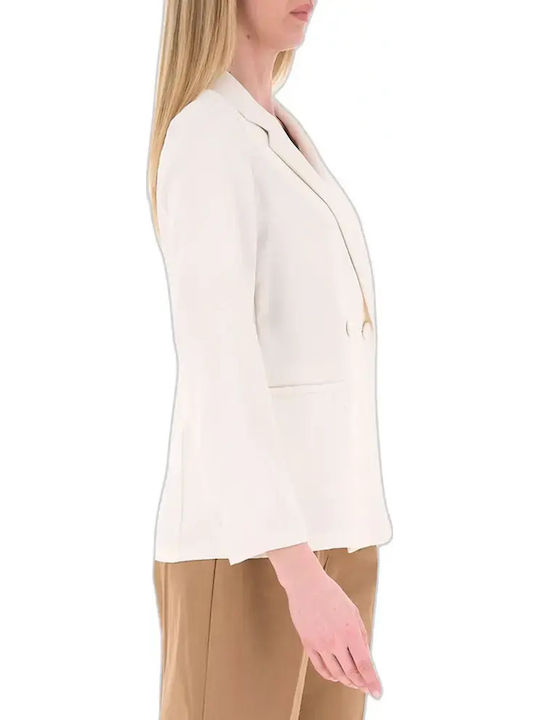 Pennyblack Women's Double Breasted Blazer Ivory 2611041112200/001-Ivory