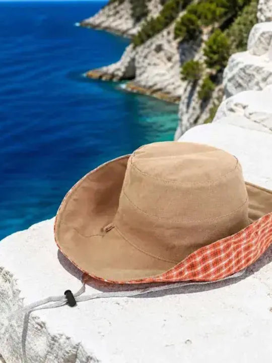 Doca Γυναικείο Καπέλο Bucket Μπεζ