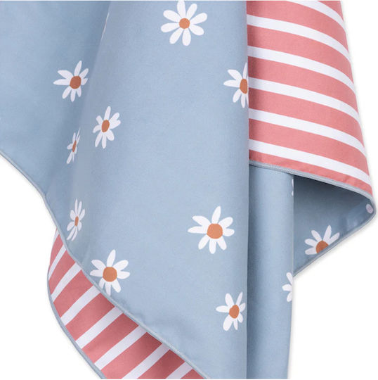 Swim Essentials Daisy Flowers Microfiber Towel 135x65