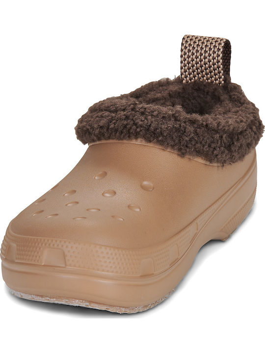 Classic Women's Winter Slippers Brown