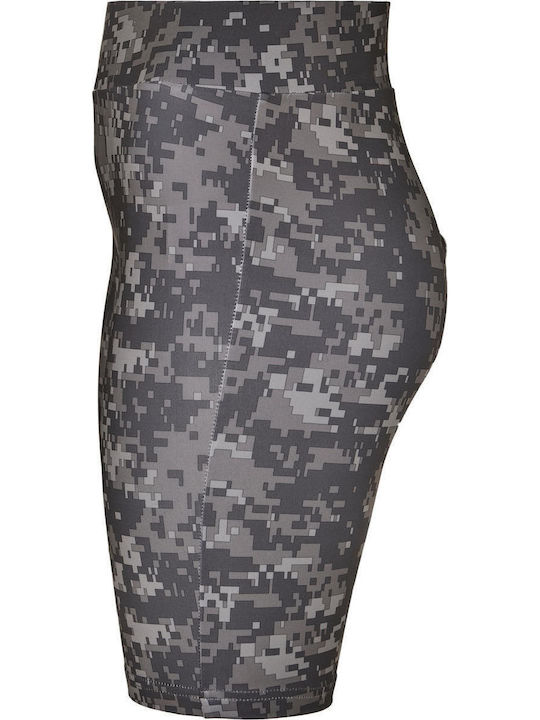 Yoga Γυναικείο Ποδηλατικό Κολάν Ψηλόμεσο Dark Digital Camo