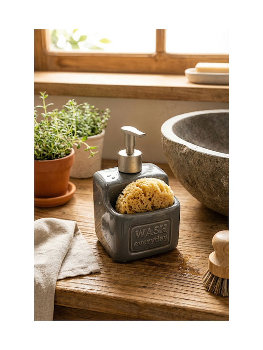 SteweHome Built-in Kitchen Ceramic Grey Dispenser 500ml
