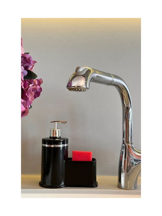 SteweHome Kitchen Plastic Black Dispenser