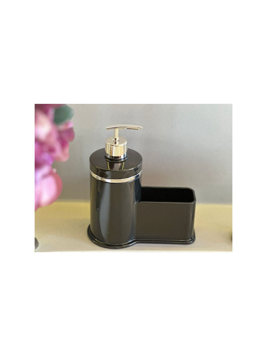 SteweHome Kitchen Plastic Black Dispenser