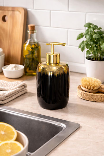 SteweHome Dispenser Κουζίνας Κεραμικό Μαύρο