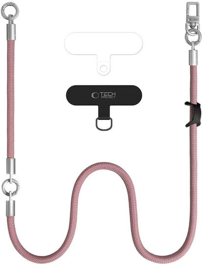 Mobile Phone Strap Crossbody & Hand Tech-Protect C10s Rope Pink Titanium