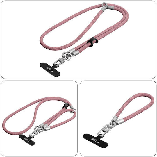 Mobile Phone Strap Crossbody & Hand Tech-Protect C10s Rope Pink Titanium