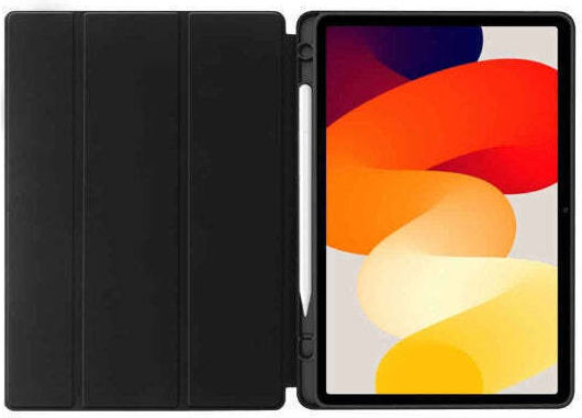 Smart Sleep Wake Case Tri-fold Flip Cover Pencil Holder Xiaomi Redmi Pad Se 11″ Black