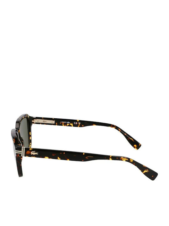 Lacoste Men's Sunglasses with Brown Tartaruga Frame and Brown Lens L6046SN-230