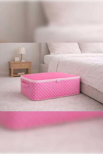 SteweHome Θήκη Αποθήκευσης Ρούχων σε Ροζ Χρώμα 55x35x22cm 6τμχ