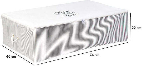 SteweHome Clothes Storage Case in Grey 74x46x22cm