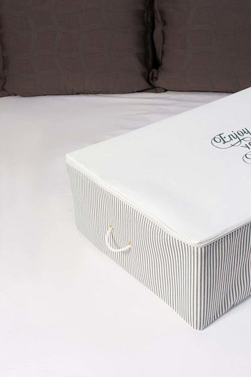 SteweHome Clothes Storage Case in Grey 74x46x22cm